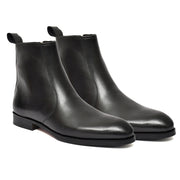 Feetique Men's Genuine Crust Leather Boot, Casual Round Boots For Men - Feetique Footwea